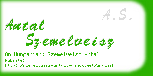 antal szemelveisz business card